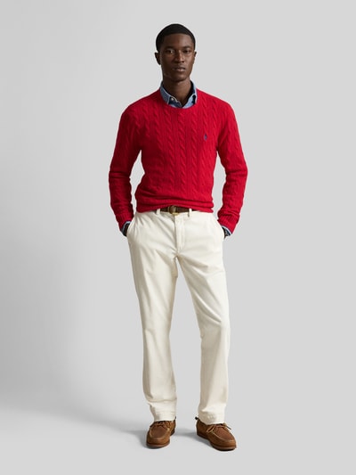 Polo Ralph Lauren Regular Fit Pullover aus Woll-Kaschmir-Mix Rot 1