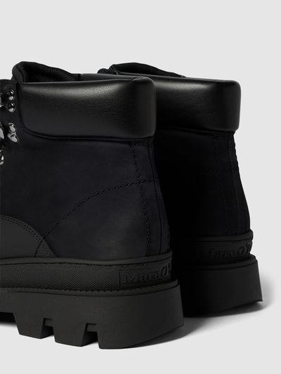 Marc O'Polo Veterboots met labeldetail Zwart - 3