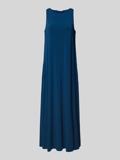 MaxMara Leisure Maxikleid mit Rundhalsausschnitt Modell 'SUPREMO' Bleu 2