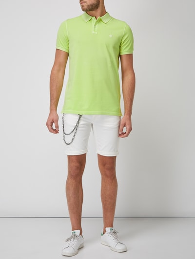 Marc O'Polo Poloshirt met reguliere pasvorm en geborduurd logo  Groen - 1