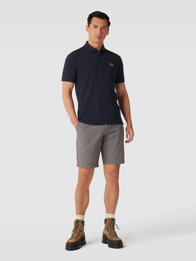 Napapijri Poloshirt mit Logo-Patch Modell 'Ebea' Marine 1