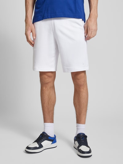 CHAMPION Regular Fit Sweatshorts mit Logo-Stitching Weiss 4