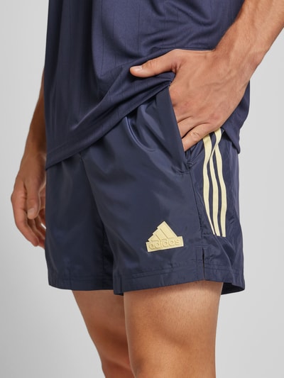 ADIDAS SPORTSWEAR Regular fit korte broek met labeldetail Donkerblauw - 3