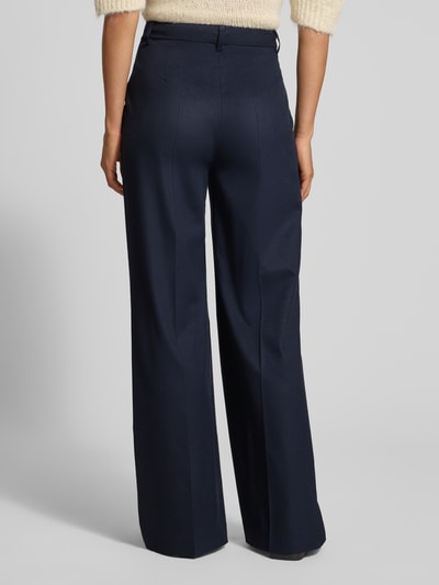 Raffaello Rossi Wide Leg Chino mit Viskose-Woll-Anteil Modell 'MILARA' Marine 5