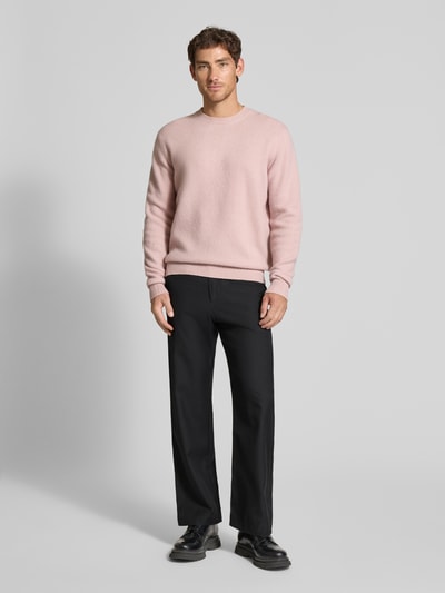 Wood Wood Broek van wolmix met achterzakken, model 'Henry trousers' Zwart - 1