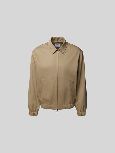 MAISON KITSUNÉ Bomberjacke aus reiner Baumwolle Beige 2