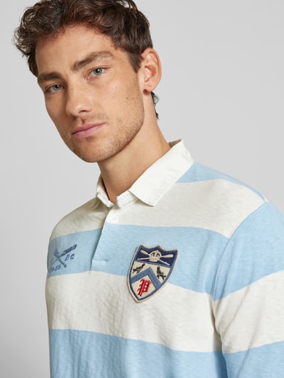 Polo Ralph Lauren Classic fit shirt met lange mouwen en streepmotief Lichtblauw - 3