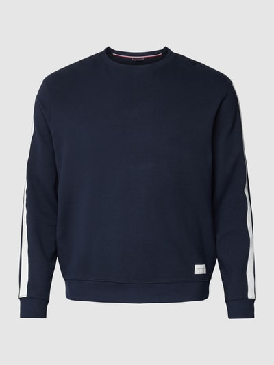 Tommy Hilfiger Big & Tall PLUS SIZE Sweatshirt mit Kontraststreifen Marine 2