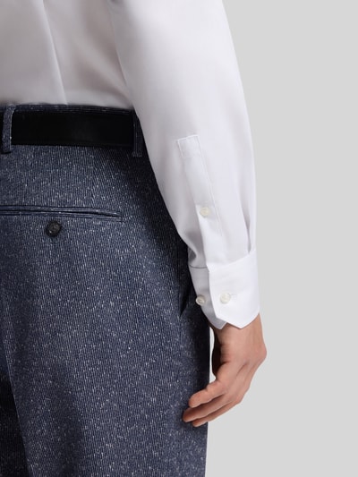 BOSS Slim Fit Businesshemd aus reiner Baumwolle Modell 'H-HANK-SP' Weiss 6