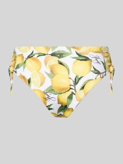 HUGO Bikini Slip mit Label-Schriftzug Modell 'FANCY' GELB 3