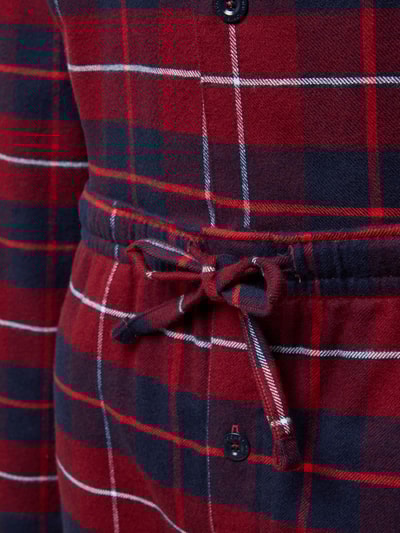 Jockey Pyjama mit Knopfleiste Bordeaux 2