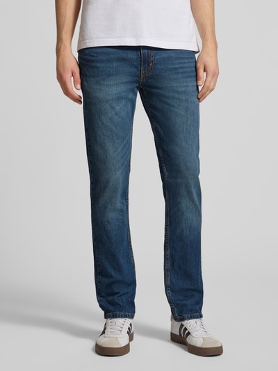 Levi's® Jeansy o kroju slim fit z mieszanki bawełny model '511®' Ciemnoniebieski 4