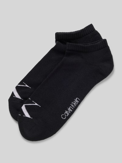 Calvin Klein Jeans Sneakersocken mit Logo-Stitching im 2er-Pack Black 1