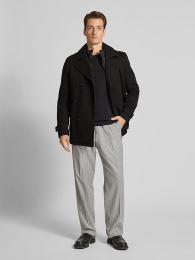 MCNEAL Mantel im Double-Layer-Look Black 1