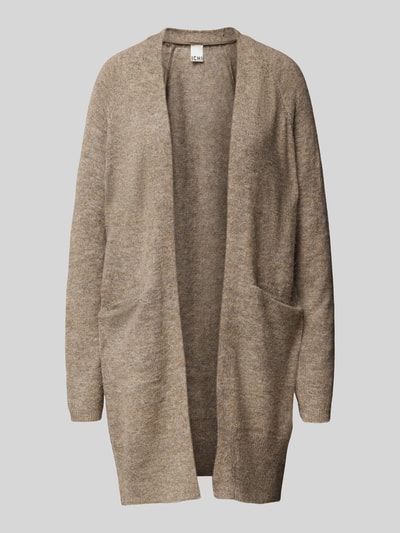 ICHI Strickjacke in offenem Design Modell 'Kamara' Taupe 2