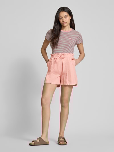 Pepe Jeans Relaxed fit korte broek met steekzakken, model 'HADDA' Koraal - 1