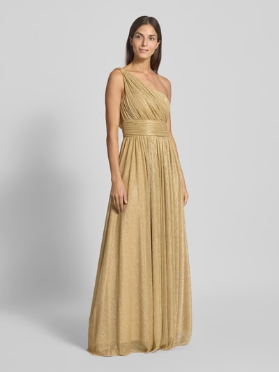 TROYDEN COLLECTION Abendkleid mit One-Shoulder-Träger Gold 1