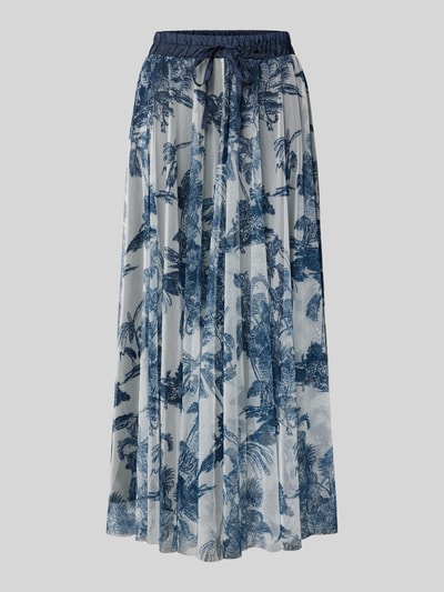 More & More Maxirock aus Tüll mit elastischem Bund Marine 2