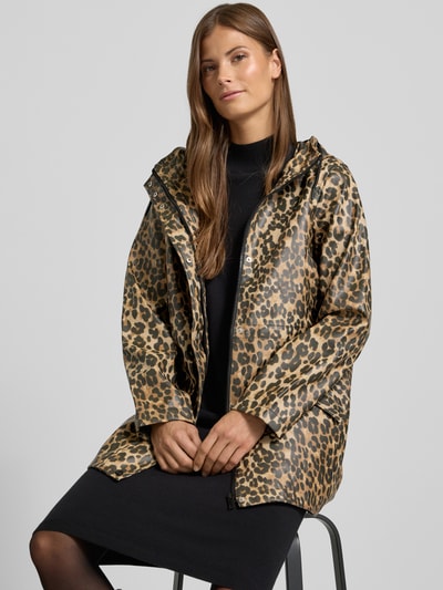 Vero Moda Regular Fit Jacke mit Kordelzug Modell 'MALOU' Mittelbraun 3