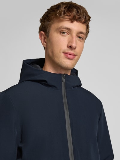 Blend Jack met capuchon en ritszakken, model 'EON' Donkerblauw - 3