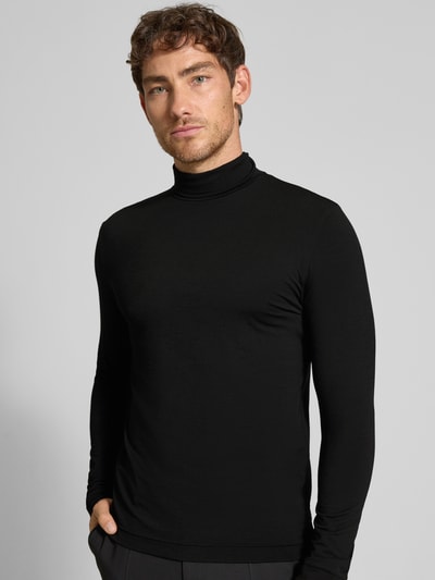 Drykorn Longsleeve mit Rollkragen Modell 'EMANUEL' Black 3