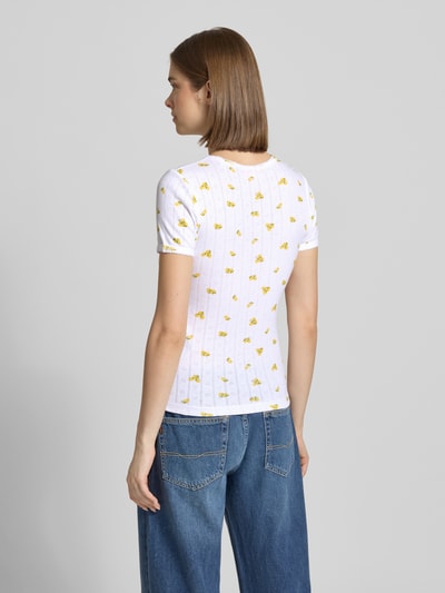 JJXX T-Shirt mit Schleifen-Detail Modell 'ELIZA' Weiss 5