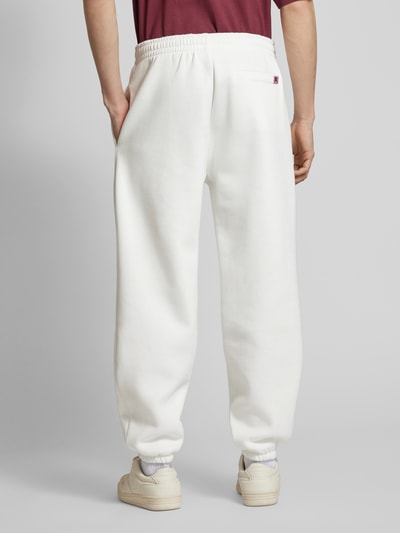 REVIEW Regular fit sweatpants met labelprint Offwhite - 5