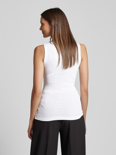 Christian Berg Woman Tanktop in Ripp-Optik Weiss 5