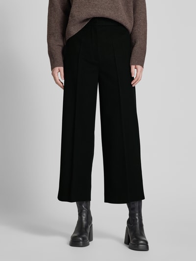 Max Mara Studio Culotte mit Bügelfalten Modell 'BURANO' Black 4