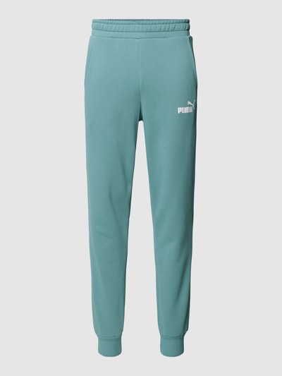 PUMA PERFORMANCE Sweatpants mit Label-Print Bleu 2