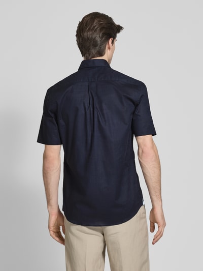 Fynch-Hatton Freizeithemd mit Knopfleiste Marine 5