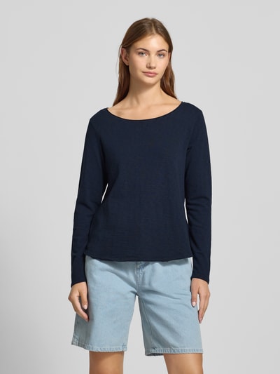 Marc O'Polo Denim Shirt met lange mouwen van biologisch katoen Marineblauw - 4