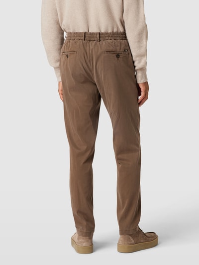 BOSS Slim fit chino met Franse steekzakken Middenbruin - 5