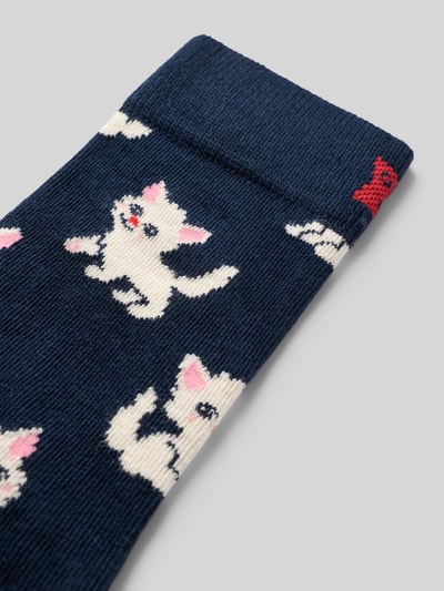 Happy Socks Socken mit Allover-Motiv-Print Black 2