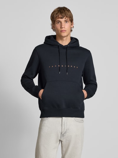 Jack & Jones Hoodie mit Label-Print Marine 4