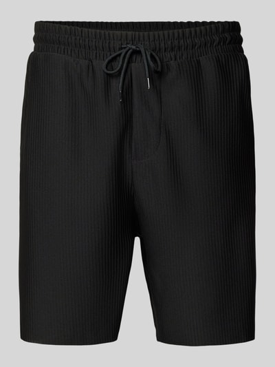 Only & Sons Regular Fit Sweatshorts mit Feinripp Modell 'DRUM LIFE' Black 2