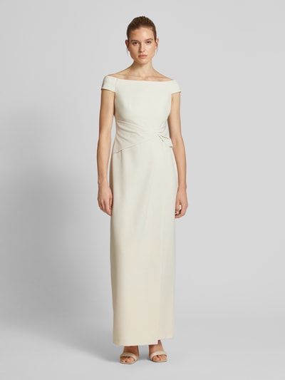 Lauren Ralph Lauren Off-Shoulder-Kleid mit Nahtreißverschluss Modell 'SARAN' Offwhite 4