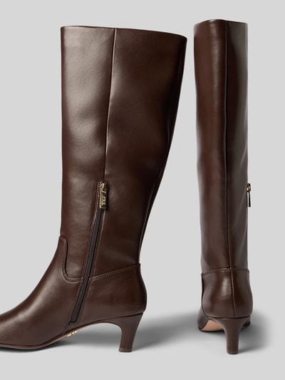 Steve Madden Kozaki z kwadratową koronką Orzechowy 2