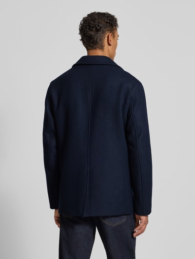 SELECTED HOMME Regular Fit Jacke aus Woll-Mix Modell 'ARCHIVE' Dunkelblau 5