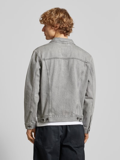 Levi's® Jeansjacke mit Brustpattentaschen Modell 'THE TRUCKER JACKET' Mittelgrau 5