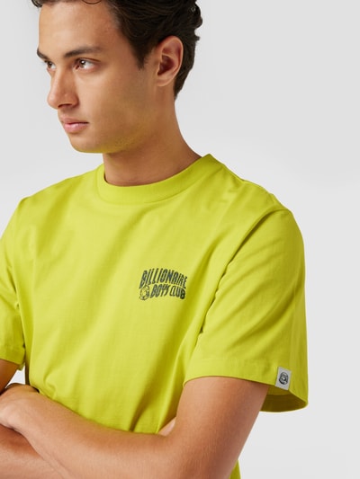 Billionaire Boys Club T-Shirt mit Label-Prints Gelb 3