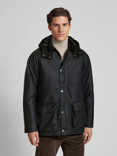 Barbour Jack met klepzakken, model 'MODERN BEAUFORT' Olijfgroen - 4