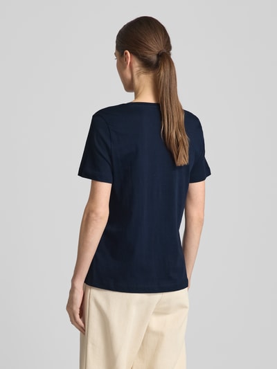 Tom Tailor Regular fit T-shirt van puur katoen Donkerblauw - 5