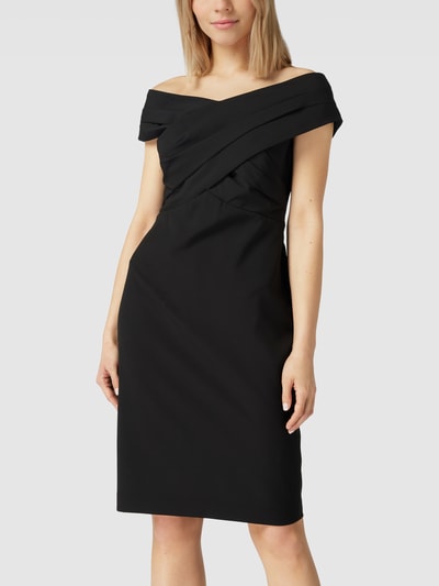 Lauren Dresses Cocktailkleid in Wickel-Optik Modell 'IRENE' Black 4