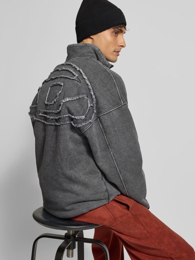 Diesel Jacke mit Stehkragen Dunkelgrau 3