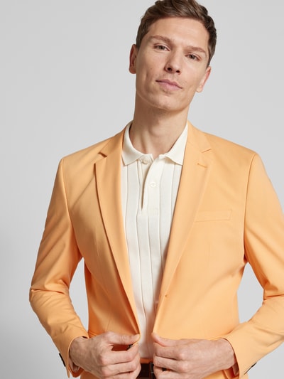 SELECTED HOMME Slim Fit Anzug mit Pattentaschen Modell 'LIAM' Apricot 3