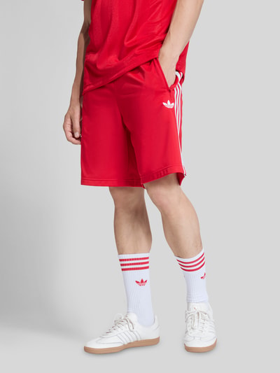 adidas Originals Regular Fit Trainingsshorts mit Logo-Applikation Rot 4