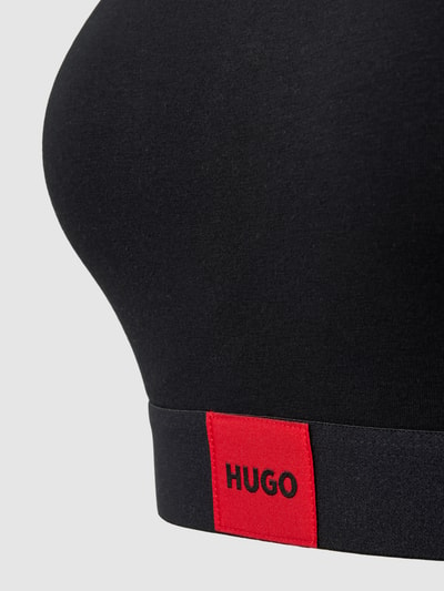 HUGO CLASSIFICATION Bralette mit elastischem Logo-Bund Black 2