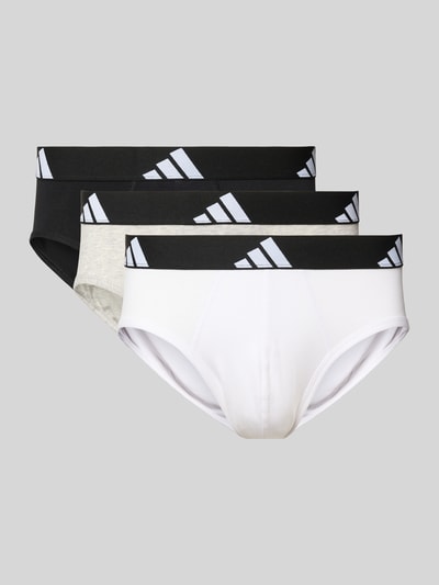 adidas Sportswear Slip met elastische band met logo in een set van 3 stuks, model 'Active Flex' Antraciet - 1