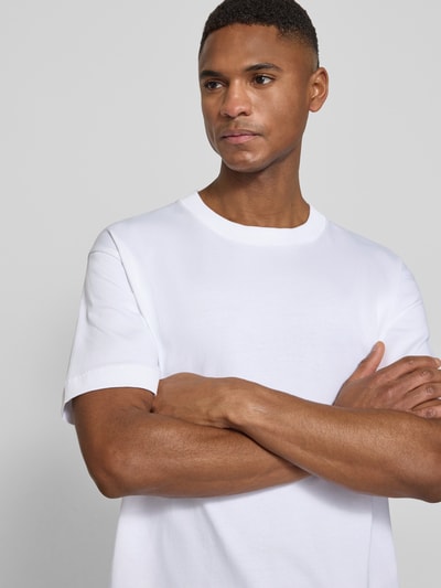 Marc O'Polo Relaxed Fit T-Shirt aus reiner Baumwolle Weiss 3